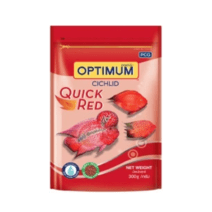 Optimum Cichlid Fish Food 300gms premium floating pellets for aquarium fish.